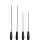 image 2 of Blackspur 4pc Carbon Steel Precision Screwdriver Set - Black