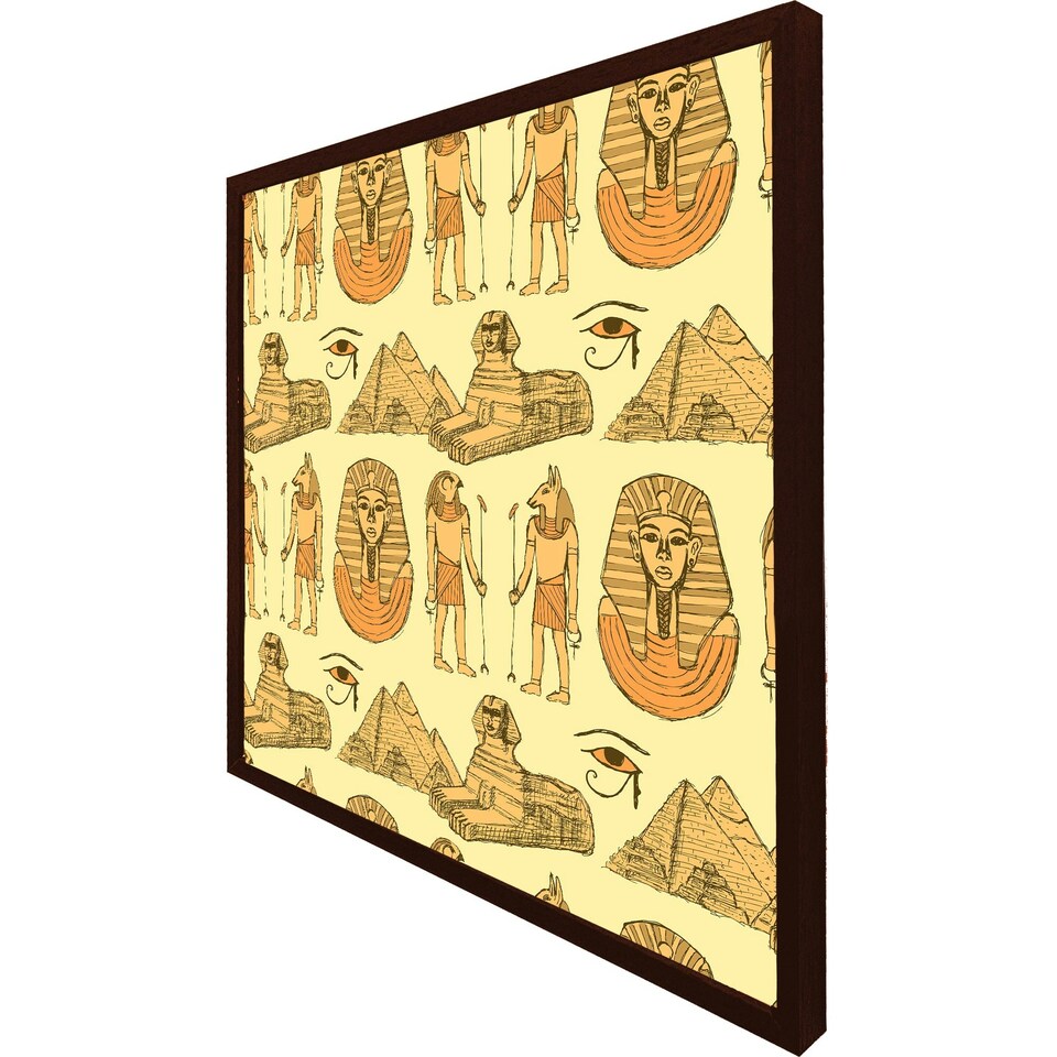 image 1 of Egyptians & sphinx (Picture Frame) Grey | XL
