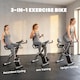 image 3 of SPORTNOW Folding Exercise Bike with Resistance Bands