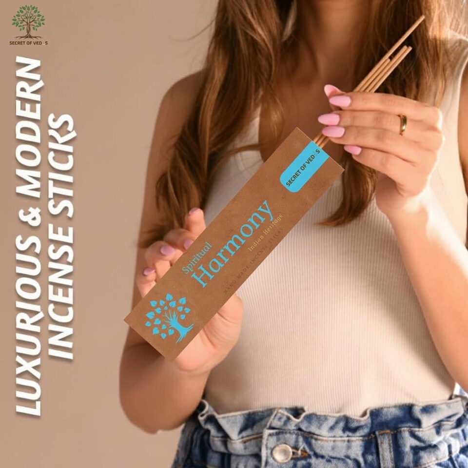 image 1 of Spiritual Harmony Incense Sticks 100g Approx. 75 Sticks – Scented Home Fragrance Agarbatti