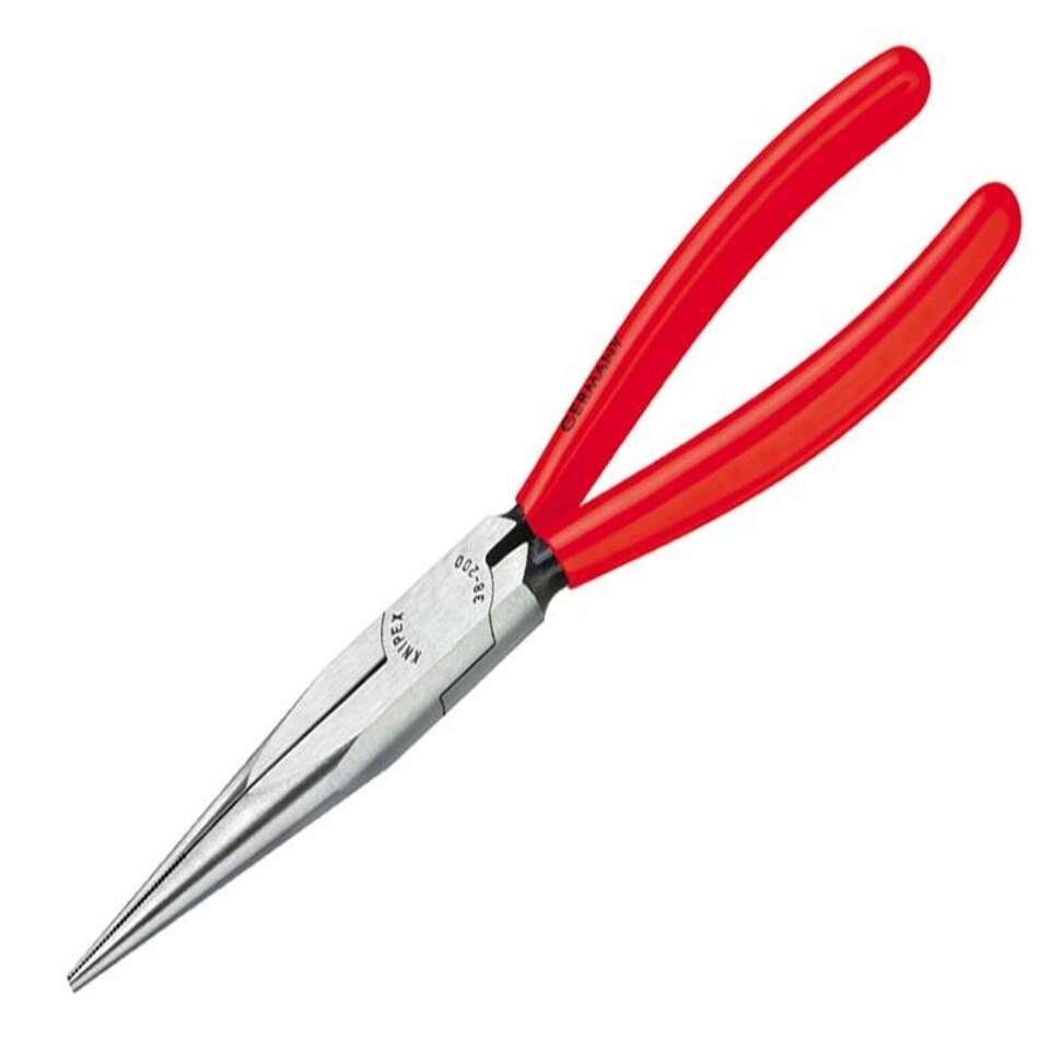 KNIPEX Mechanics' Long Nose Pliers Pvc Grip 200Mm (8In)