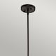 image 2 of Everly 1 Light Small Dome Ceiling Pendant Light Bronze, E27
