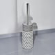 image 2 of Showerdrape Ravello Geo Floral Grey & White Toilet Brush & Holder