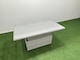 image 5 of Fimous 10 Seat Rattan Outdoor Garden Furniture Corner Sofa Set Adjustable Lifting Dining or Coffee Table Set with 2 Small Footstools Light Grey