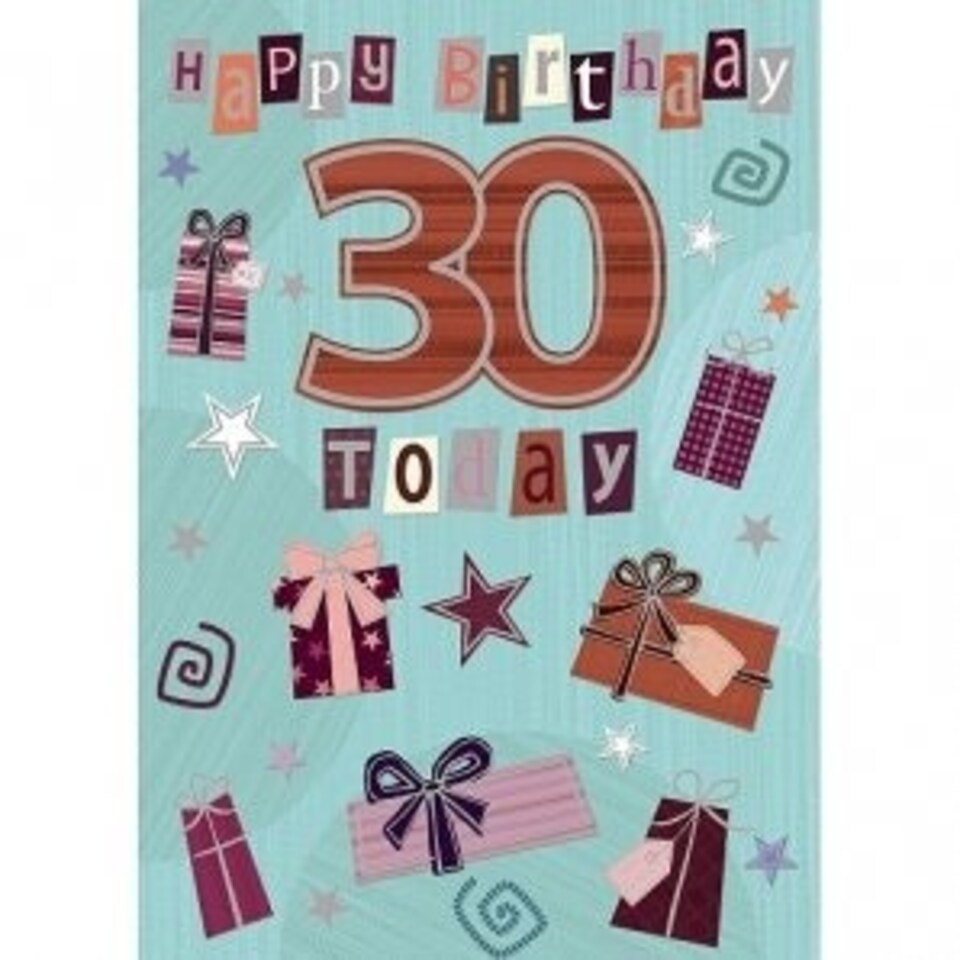image 1 of 30th Birthday Card