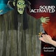 image 4 of Outsunny Voice Activated Halloween Animatronics Hanging Witch, Green