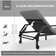 image 1 of Set of 2 Malibu Rattan Sun Loungers - Grey