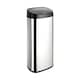 image 1 of Dihl 68L Onyx Chrome with Black Lid Stainless Steel Auto Touchless Hands-free Sensor Kitchen Waste Dust Bin Automatic Motor