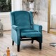 image 4 of Barksdale Recliner Armchair - Teal