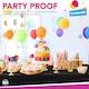 image 3 of SOL 4pk Long Black Table Cloth Party 274x137cm Plastic Cover Tablecloth Black