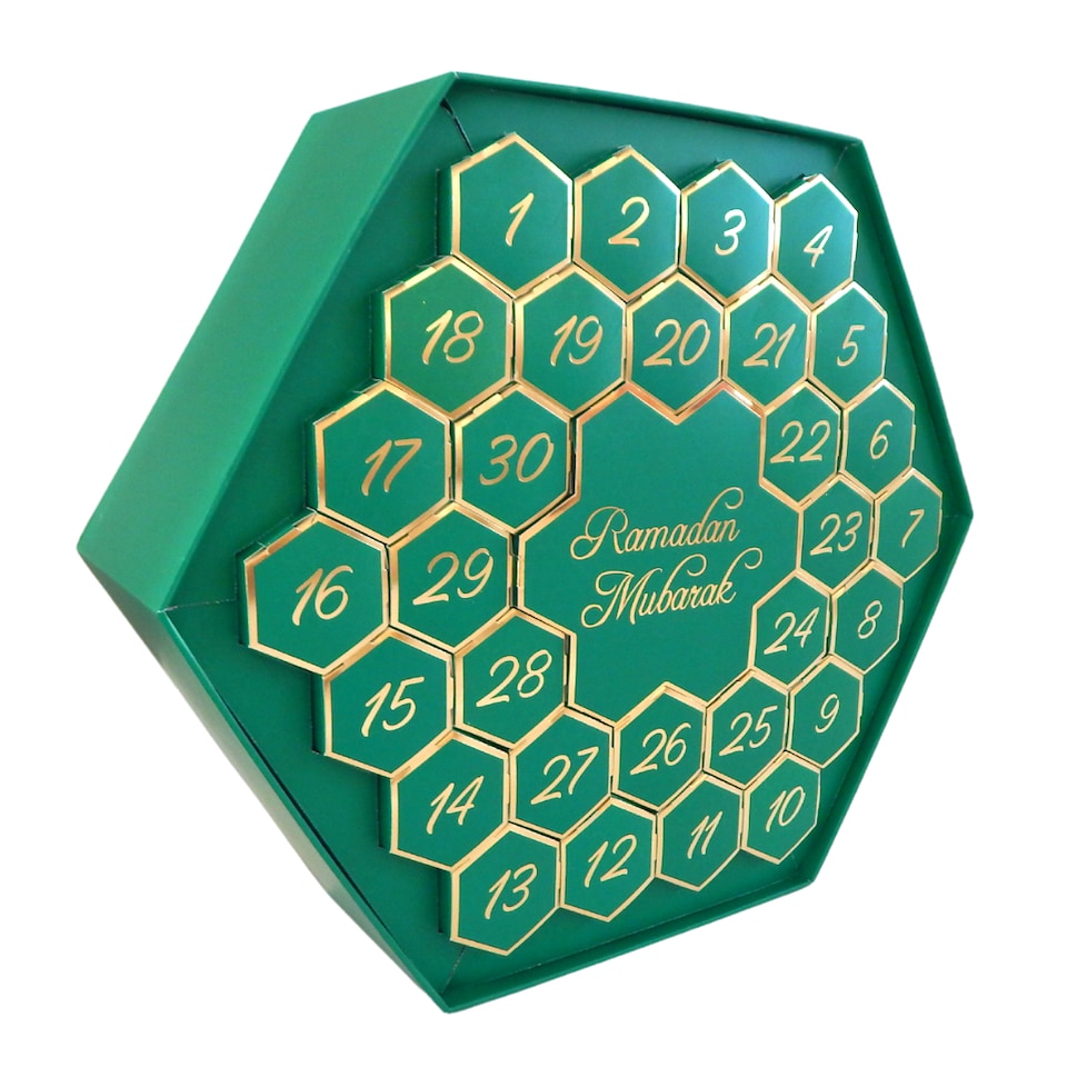 image 1 of Ramadan Honeycomb Countdown Calendar