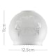 image 4 of ValueLights 3 Pack Decoratively Etched Pattern Frosted White Glass Replacement Shades
