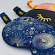 image 4 of SMUG Satin Sleep Mask - Blue Celestial Print