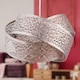 image 4 of Set of 2 Moroccan Style Layered Ceiling Light Shades | Chrome | Medium | 2