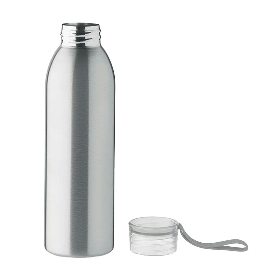 image 1 of MidOcean Bira Stainless Steel 650ml Bottle - Matt Silver Grey - One Size Blue | One Size