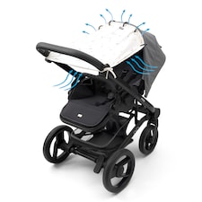 Dooky Universal Pram Cover – UPF 50+ Sun Shade for Prams, Pushchairs, Buggies & Car Seats