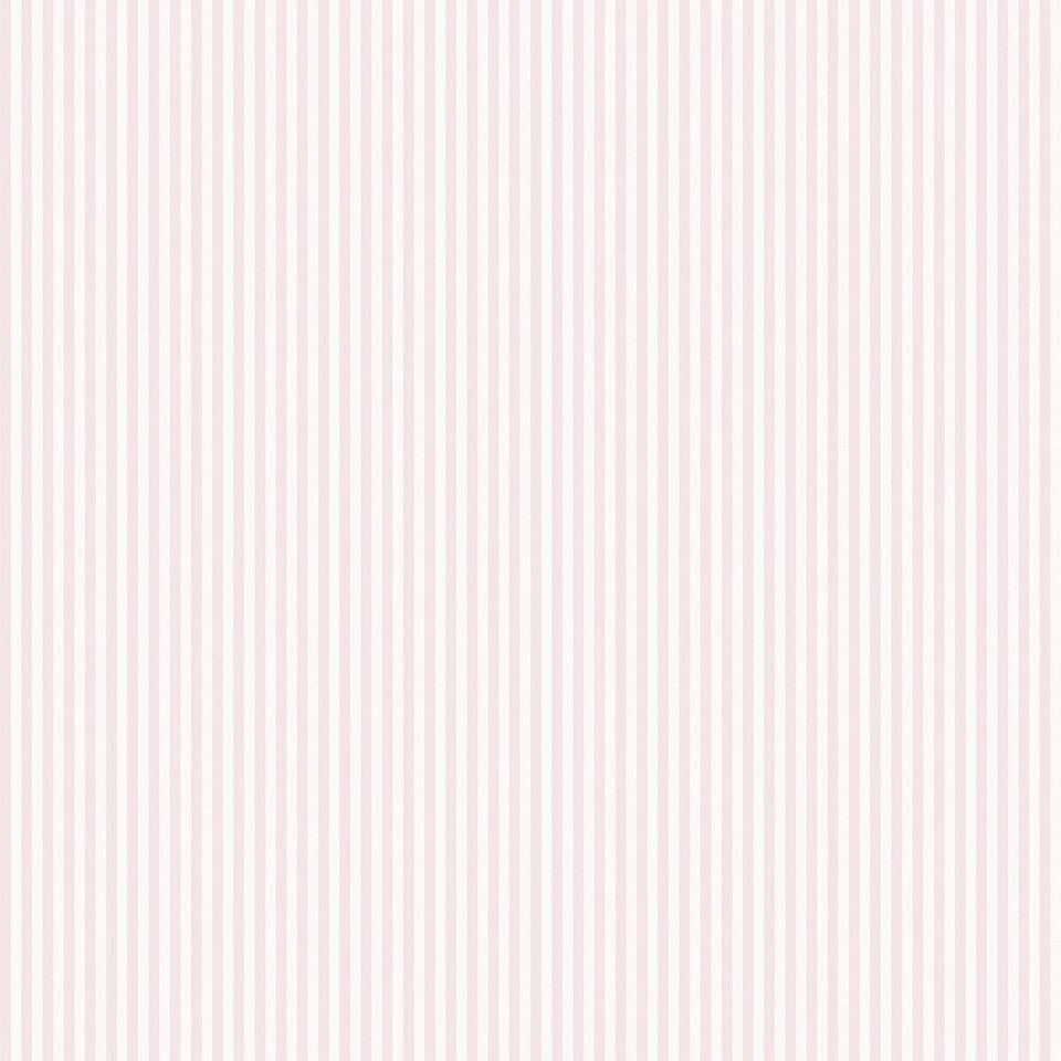 Sample of Pin Stripe Wallpaper in Soft Pink Multi