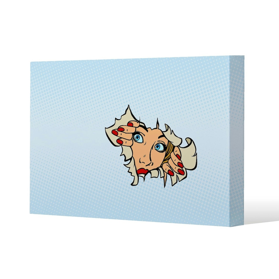 image 1 of Comic cartoon pop art retro (Canvas Print) 31 x 41 x 4cm