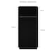 image 4 of FWStyle Chilton 2 Door Wardrobe - Black Gloss Front Black