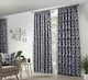 image 1 of Skandi Pencil Pleat Curtains - Navy - 167 cm x 229 cm