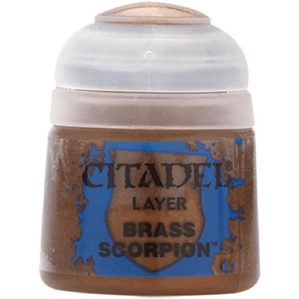 image 1 of Games Workshop Citadel Colour Layer: Brass Scorpion (12ml) Paint
