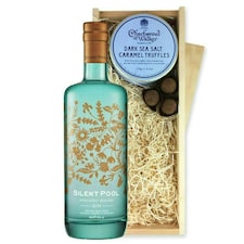 Silent Pool Gin And Dark Sea Salt Charbonnel Chocolates Box 70cl 43% abv