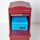 image 7 of SMART PARCEL BOX® Large Curved Top Front Access Dark Red Red