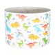 image 2 of Modern and Colourful Dinosaurs Childrens Cotton Fabric Lamp Shade - 25cm | Multi | 10"