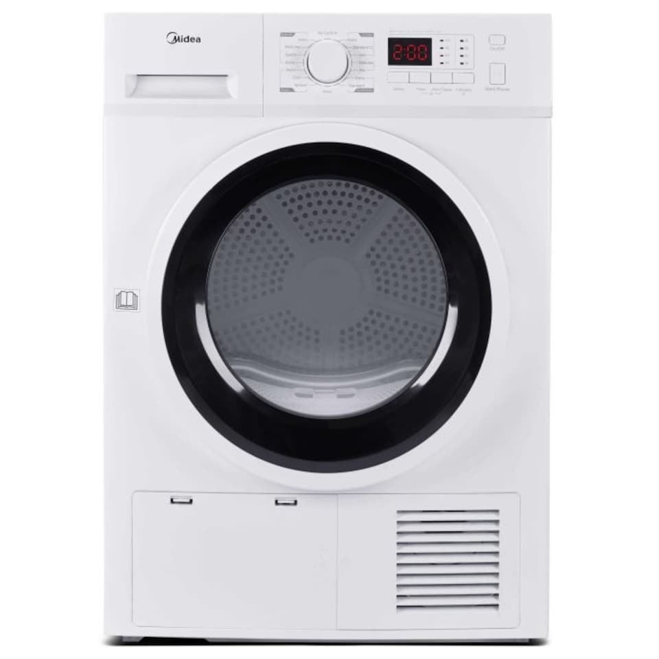 image 1 of Midea MDG09EH80 8KG Front Loading Heat Pump Dryer A Rated in White