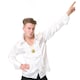 image 1 of White Disco Shirt White | L