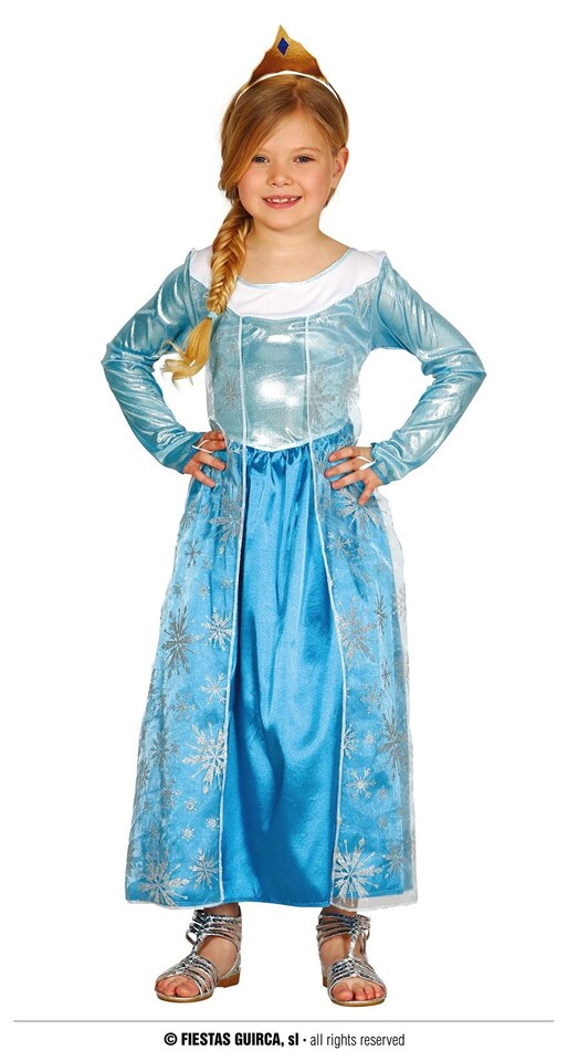 Fancy Dress Child Ice Princess - 7-9 Years