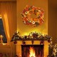 image 5 of Living and Home Halloween Garland with Holly berries Pine cones Maple & Pumpkins