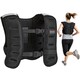 image 1 of SPORTNOW 8kg Weighted Vest with Adjustable Straps and Reflective Strips | Black