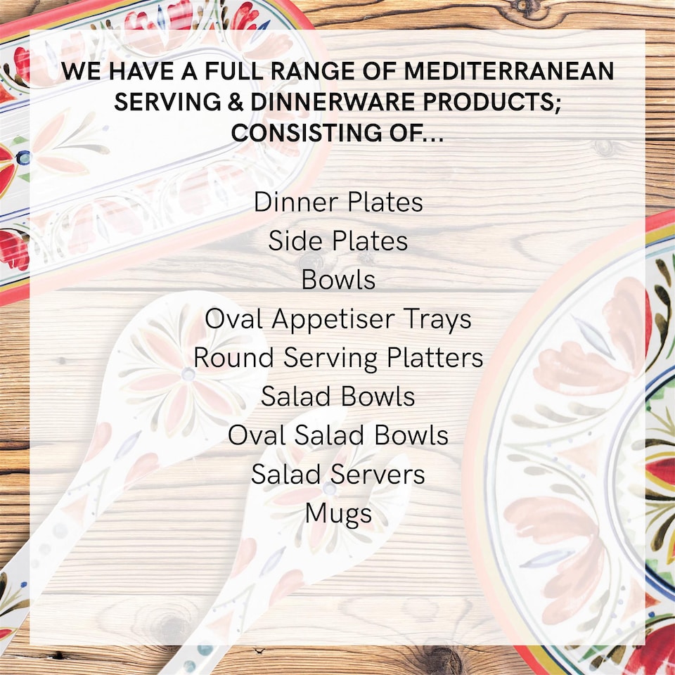 image 1 of Mediterranean 24 Piece Melamine Dinnerware & Mugs Set | Red
