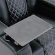 image 4 of Broadway 2 Seater Cinema Electric Recliner Chair USB LED Base w Tray (Black w White stitching)