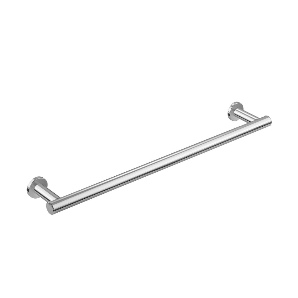 image 1 of Cosmic Wall Mounted Towel Rail Bar Design & Lightweight Silver for Bathroom