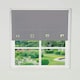image 3 of 140cm Slate Grey Square Eyelet Edge Roller Blind | Grey | Grey
