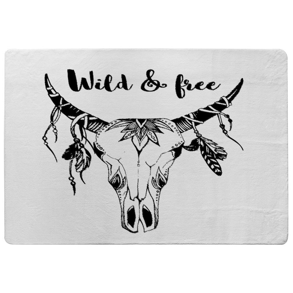 image 1 of Boho chic Fashion (Rug) Black | Large: 140x200cm