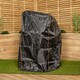image 5 of Samuel Alexander Heavy Duty Waterproof Anti UV Windproof Outdoor Protective Garden BBQ Cover Black