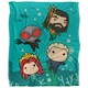 image 1 of Aquaman Chibi Blanket - Multicoloured - One Size