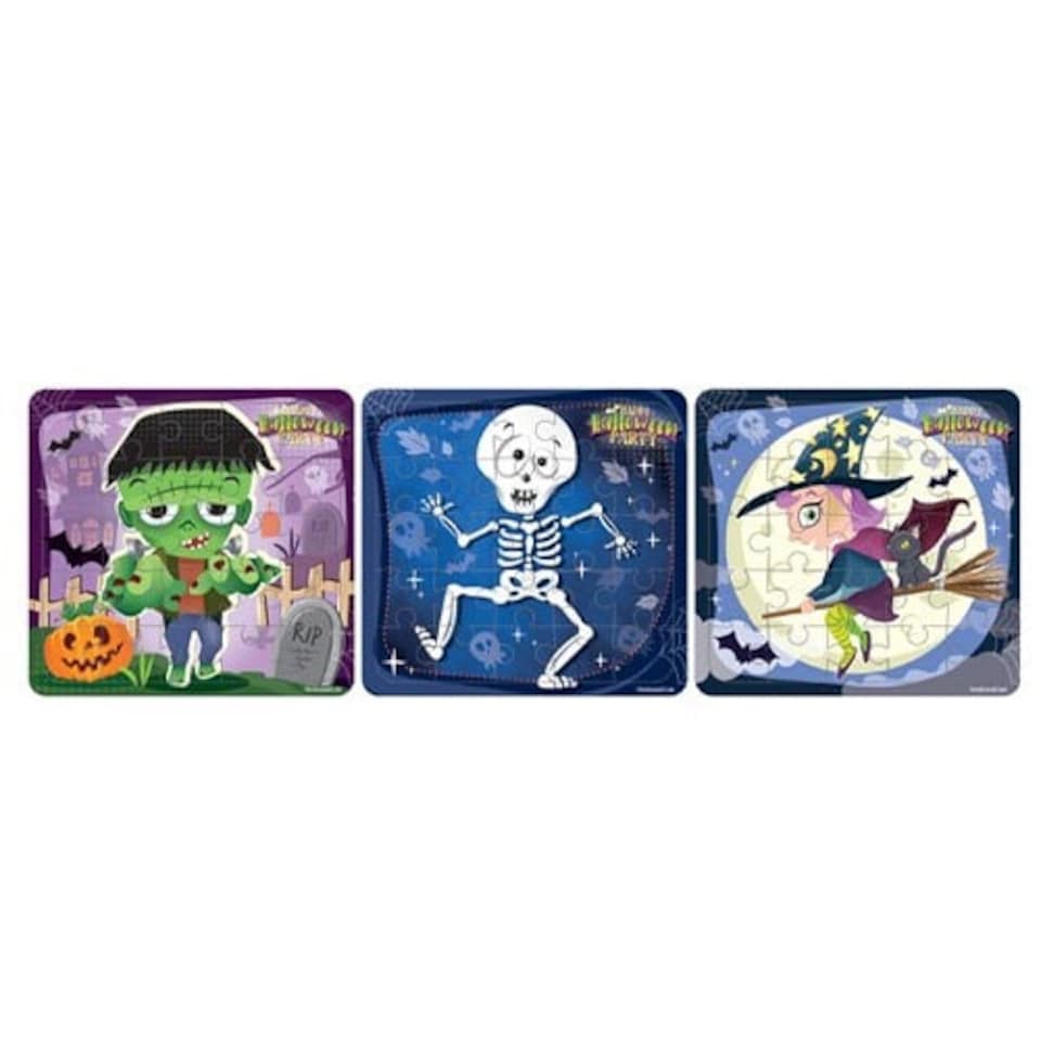Assorted Halloween Mini Jigsaw Puzzles