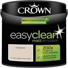 Crown Easyclean Matt Emulsion 2.5L Wheatgrass