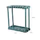image 4 of KCT Garden Tool Storage with Wheels Rack Organiser for Shed Garage Accessories Spade Holder Tidy Solutions Freestanding Plastic