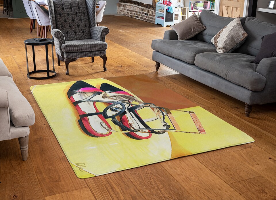 image 1 of Pionty Shoes Rug | Multi