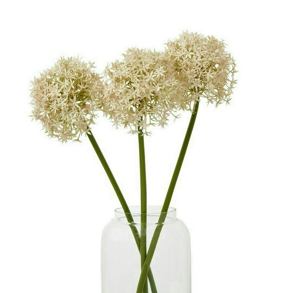 image 1 of Pink Medium Allium (Single Stem Flower) - Plastic - L16 x W16 x H80 cm - Pink
