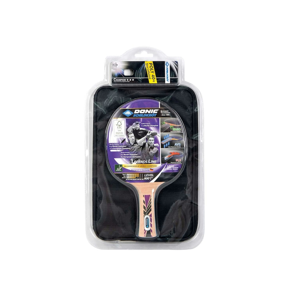 image 1 of Premium-Gift Set Legends 800 FSC Table Tennis Paddle & Balls