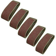 75mm x 533mm 60 Grit Medium Abrasive Sanding Belt Sander Discs 25 Pack