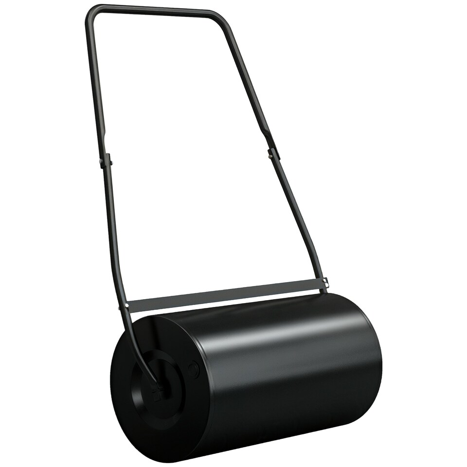 image 1 of DURHAND Heavy Duty Garden Lawn Roller Push Tow Water Sand Filled 46L Equipment