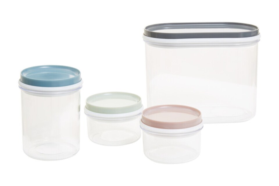 image 1 of Romm 4 Piece Storage Container Set