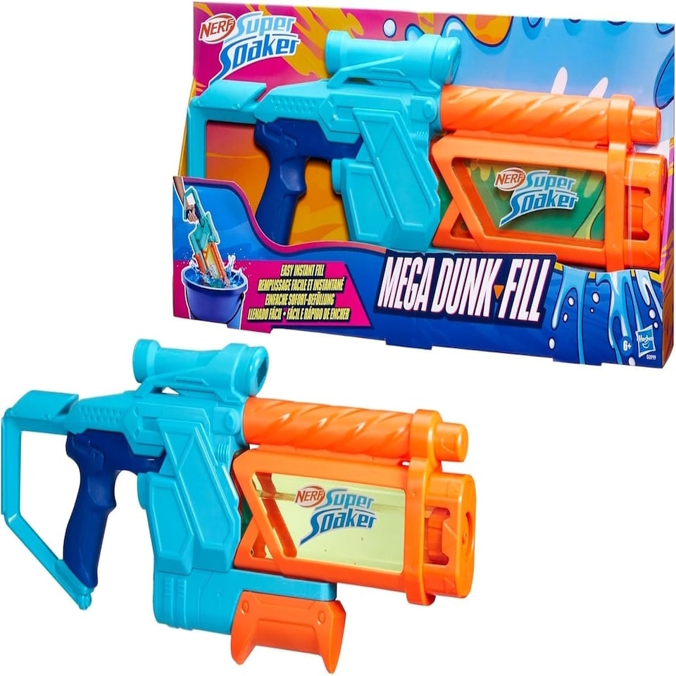 image 1 of Nerf Super Soaker Mega Dunk-Fill Water Blaster
